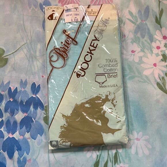 Vintage Jockey for Her Cotton Brief NIP *1 PAIR* Size 6 - Picture 1 of 7